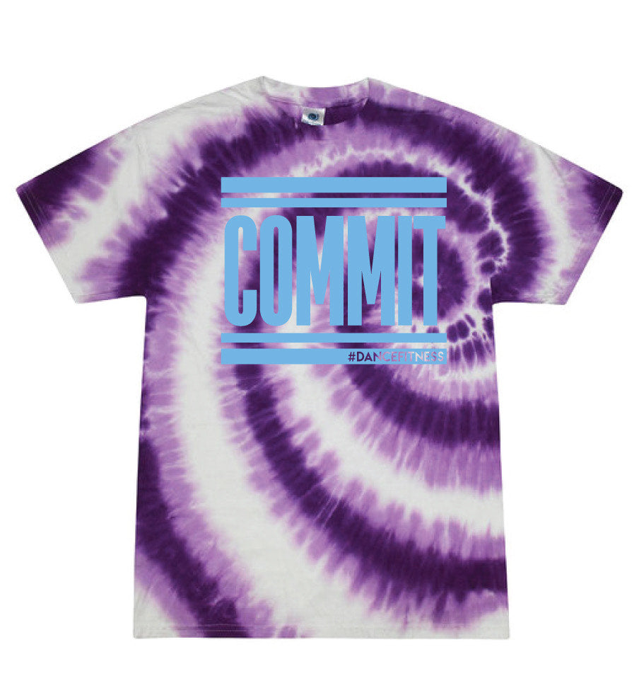 Swirl Purple COMMIT Tee