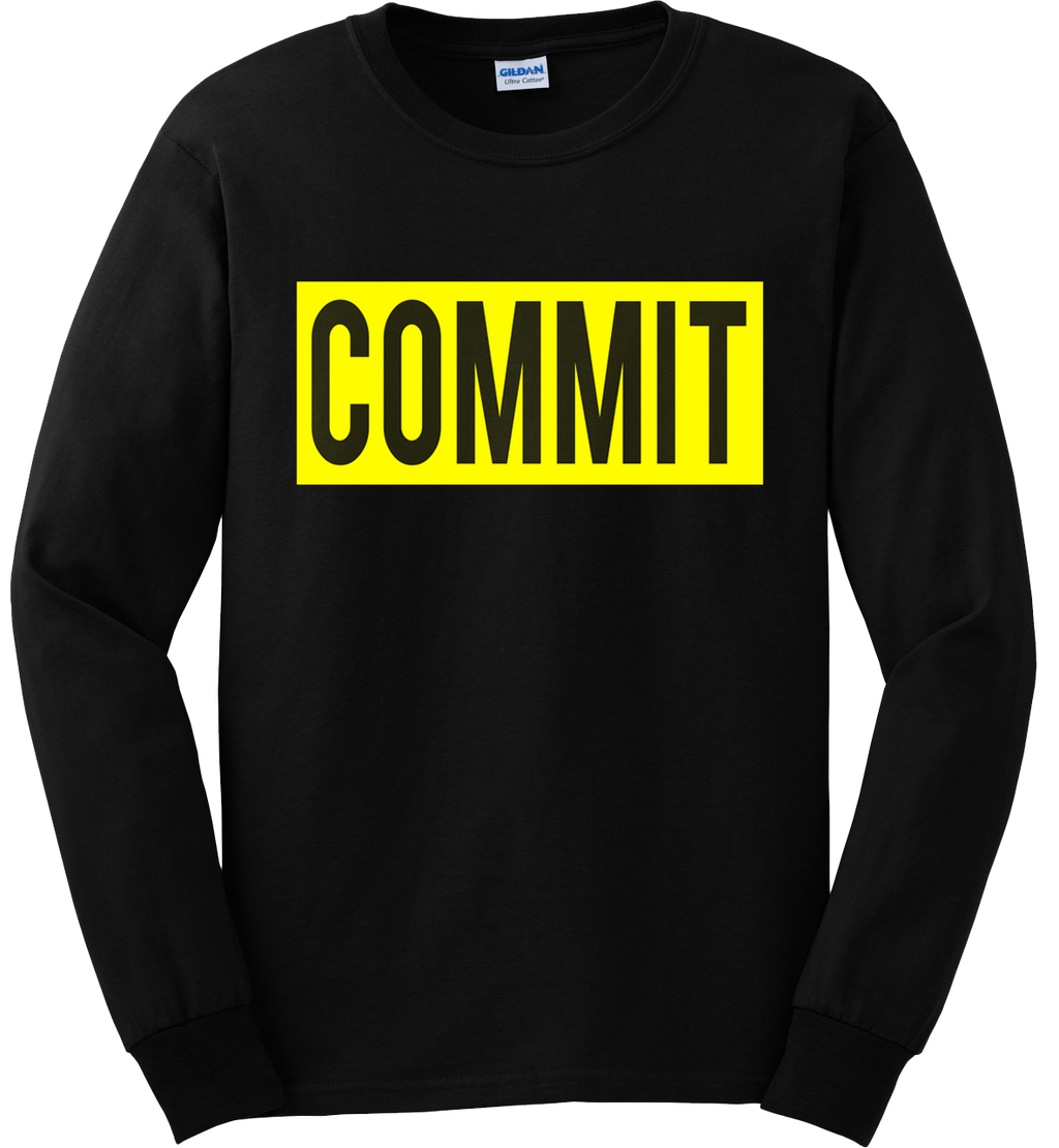 COMMIT Yellow Label Long Sleeve Tee